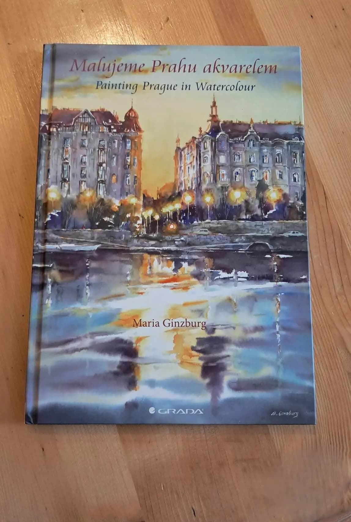 Painting Prague in Watercolour by Maria Ginzburg – illustrated art book